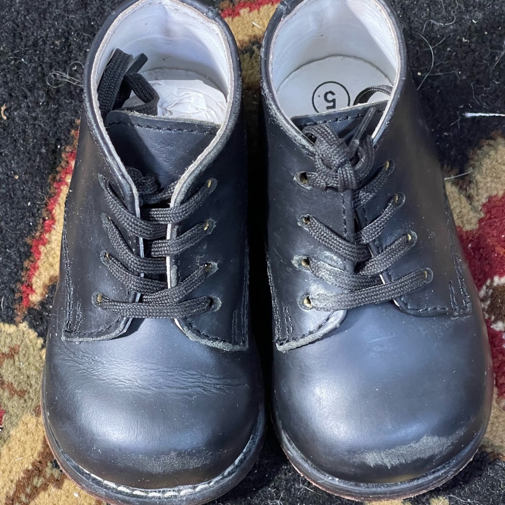 JOSMO WALKER BLACK LACE UP BOOTIES LITTLE KIDS SIZE 5